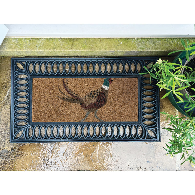 Jocelynn Non-Slip No Pattern Doormat, 23cm W x 53cm L