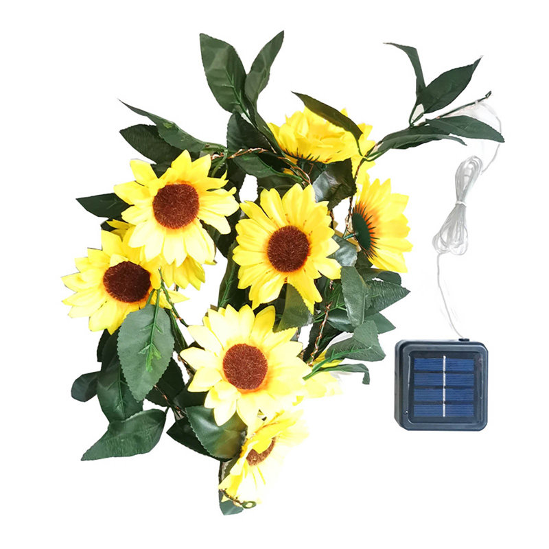  Guirlande solaire tournesol guirlande de lumières