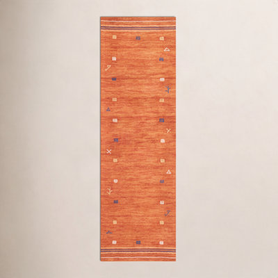 Danette Wool Rust Area Rug