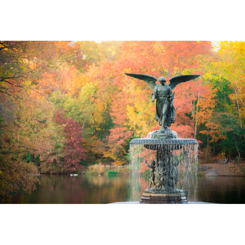 Bethesda Fountain - Photographie sur toile tendue, H 8 po x l 12 po