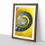 Yellow Spiral Staircase - Single Picture Frame Painting on MDF-56854574-56854575