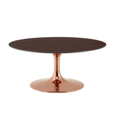 Lippa 36" Round Artificial Marble Coffee Table