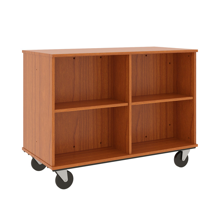 Mobiles Double-Sided Book Cart