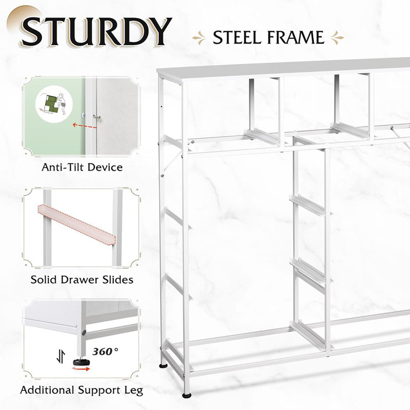 Commode 9 tiroirs en tissu