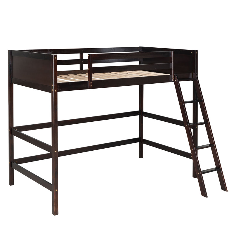 Lit mezzanine simple Mayweather par Sand & Stable ™, Espresso