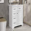 Meuble-lavabo mural flottant avec dessus en pierre frittée, lavabo en céramique et portes doubles en sergé, solution de rangement durable et élégante-118401308