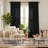Rod Pocket Velvet Curtains, 2 Panels - Super Soft Light Filtering Drapes, Noise Reducing & Privacy Protection Velvet Window Curtains for Living Room, Bedroom-129160057-128971247