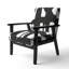 Inbar - Crossing Paths II - Fauteuil d'appoint rembourré moderne-1134508492