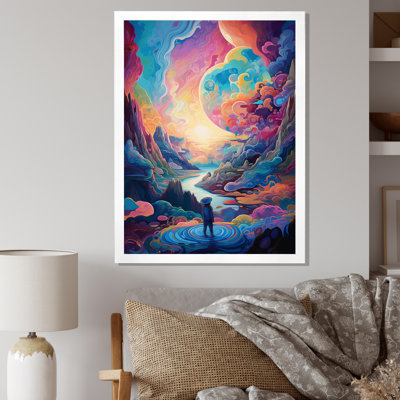 " Solitude Mysterious Rainbow Vision Landscape "