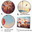 «Wildflowers Beach Sunset - Wildflowers», ensemble de reproduction d'art mural-107740441-107740446