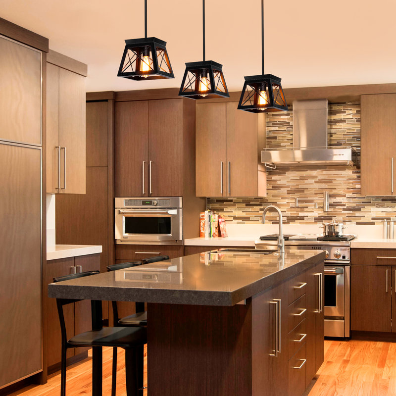 Luminaire suspendu pour îlot de cuisine 1 lumière Corri