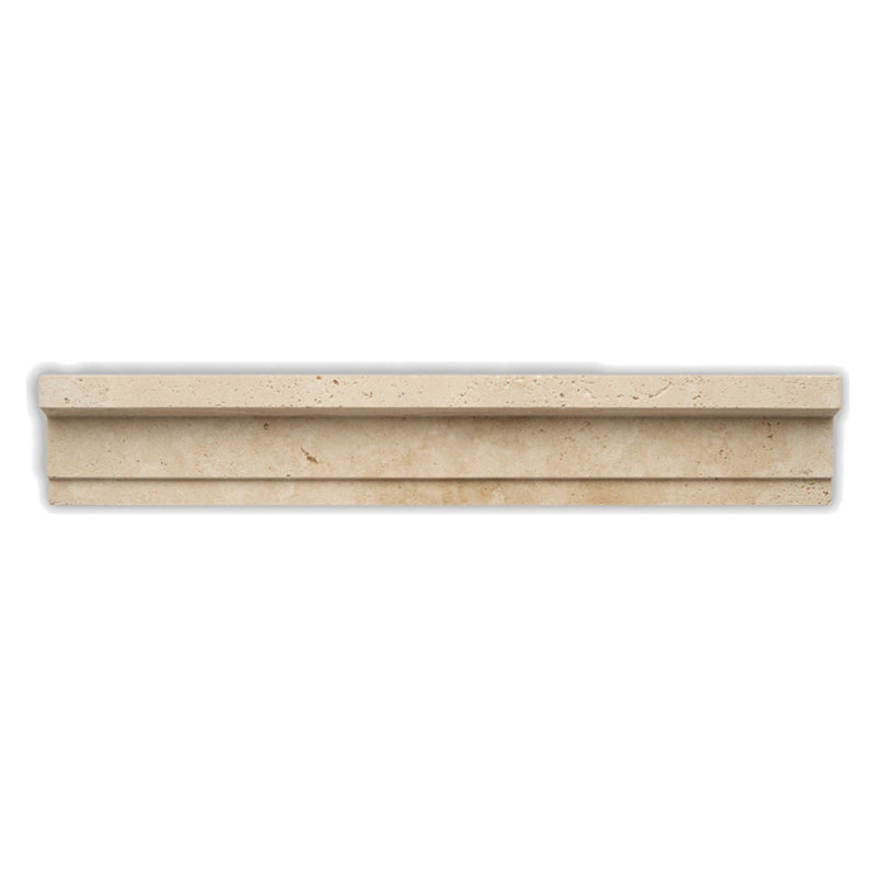 Ivory 12 in. L Travertine Chair Rail