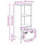 Rumaisah 103.5cm H x 35cm W Bookcase-140483255