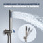 Pressure-Balanced Complete Shower System with 10-Inch Rain Shower Head, Handheld, Rough-in Valve-60135003
