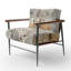 Fauteuil d'appoint rembourré Winter Forest-1574547782