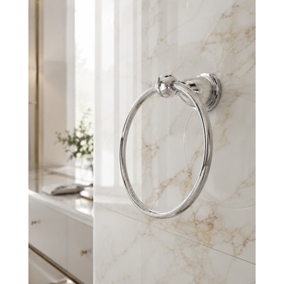 Marco Closed Ring Towel Holder for Bathroom – Made of Durable Polycarbonate