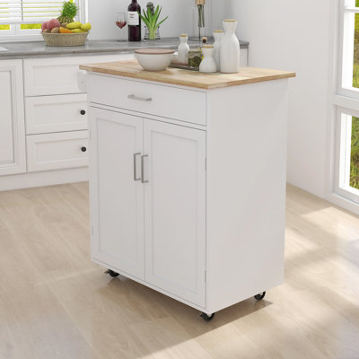 Kitchen island rolling trolley cart,Kitchen island with Adjustable Shelves and towel rack