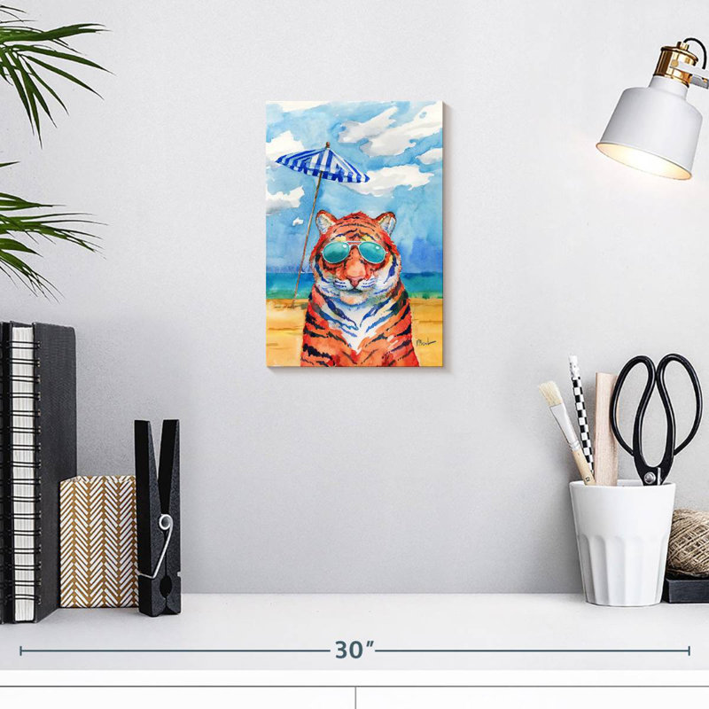 Abat-jour Ketti Tiger, H 12 po x l 8 po