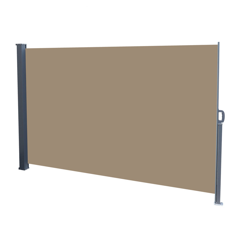 Auvent manuel plat côté café, H 71 po x l 118 po x P 71 po