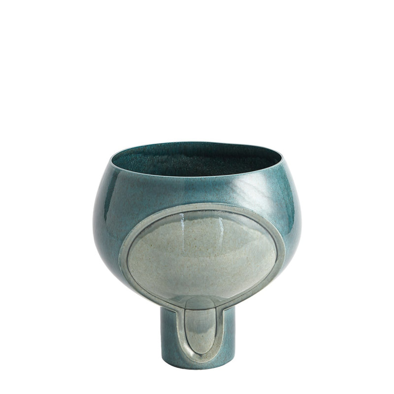 Vase gousse deux tons-Azure-Squat
