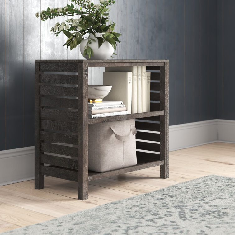 Rafiah 30" H x 30" W Solid Wood Standard Bookcase