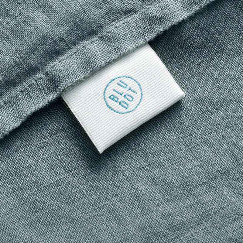 Sheet Set, Full Sheet Set + 2 Pillowcases, Gray Blue