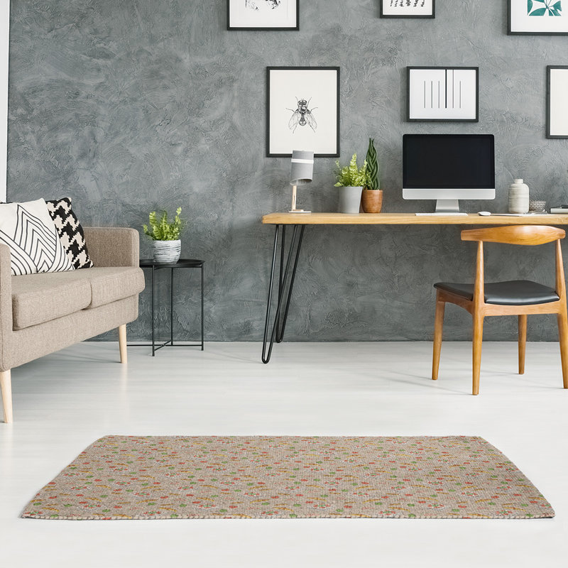 Chenille Indoor Rug, Rectangle 4' x 6'