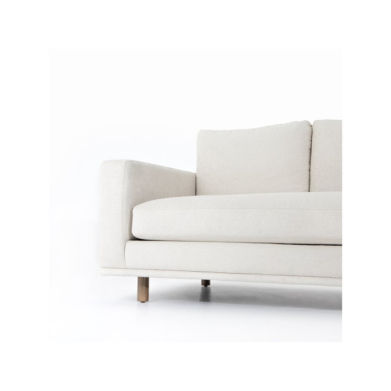 Dom Sofa, Bonnell Ivory Polyester Blend