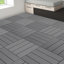 Carreaux de terrasse à emboîter bricolage - Revêtement de sol extérieur et intérieur imperméable pour patio-124467585