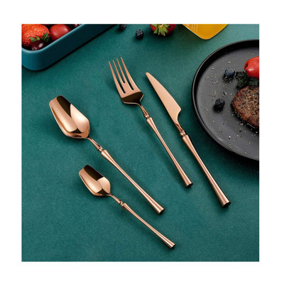 House Of Hampton® Demi-Mai Stainless Steel Flatware Set - Service for 4