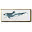 Baleine IV - toile encadrée-718188295