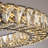 22" Hudman Dimmable Crystal Ceiling Fan with LED Lights-1106314422