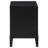 Mason Black 2-Drawer Nightstand