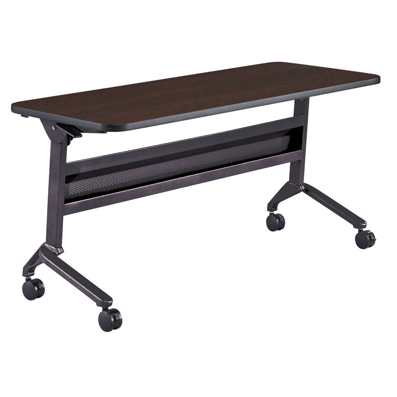 Table de formation Flip-N-Go rectangulaire, LPL, Argent argent, Moka, H 29 po x L 60 po x l 24 po