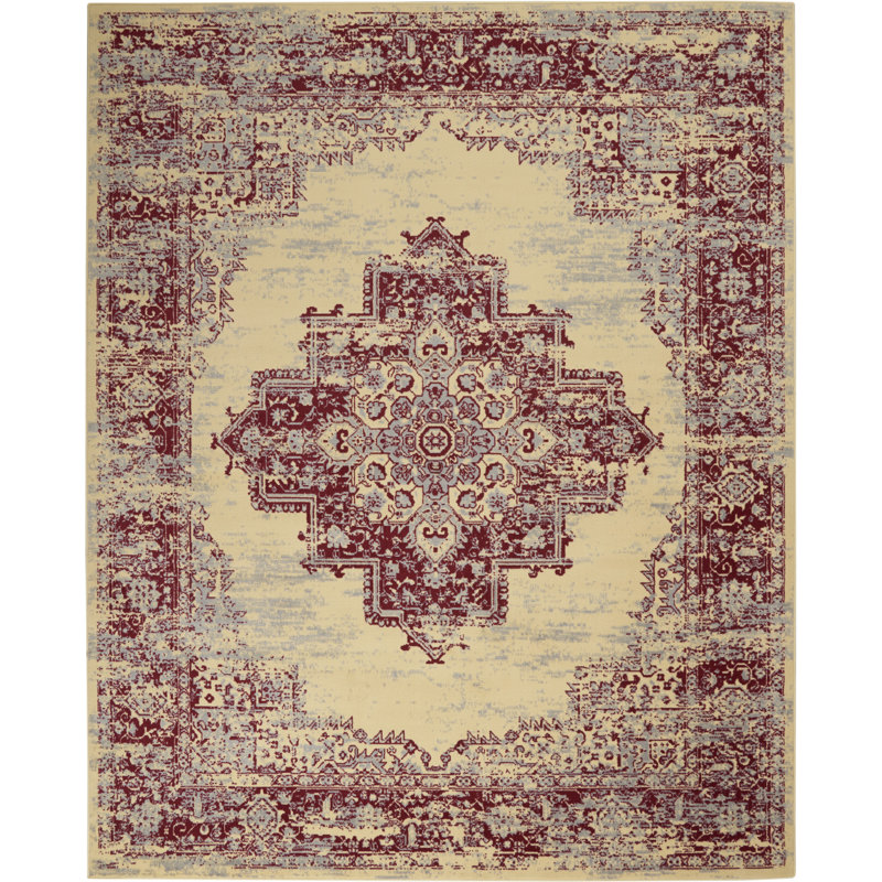 Skender Oriental Indoor Rug, Rectangle 7'10" x 9'10"