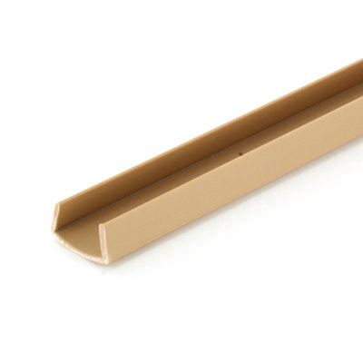 Outwater Plastiques 5/8 pouce Styrène Plastique U Canal / C Longueur 36 pouces