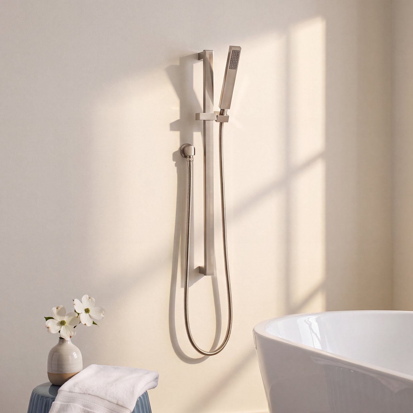 Vero 1.75 GPM Slide Bar Hand Shower, Brilliance Stainless