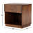 Nola Mullane 1 - Drawer Solid Wood Nightstand in Burnt Fruitwood