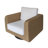 Hodgeman 4 Piece Wicker Conversation Set