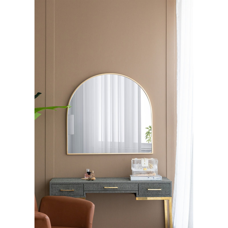 Miroir d'appoint 33 "X 31", Doré