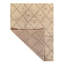 Moroccan Wool Geometric Area Rug in Ivory