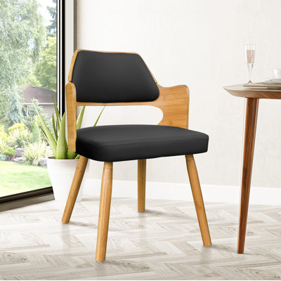 Westley 18'' H Faux Leather Upholstered Parsons Chair