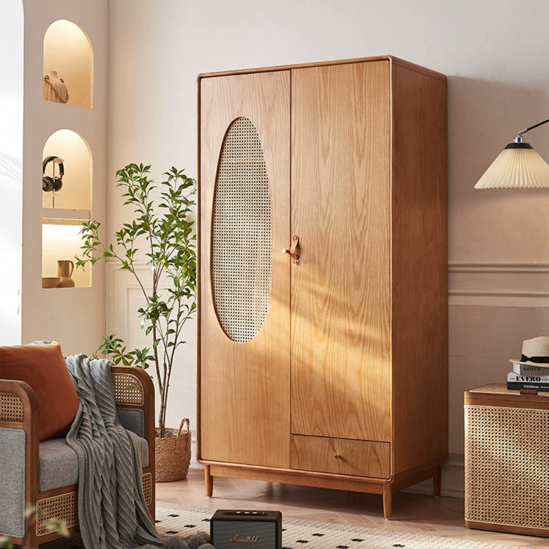 Simple Solid Wood Design Wardrobe
