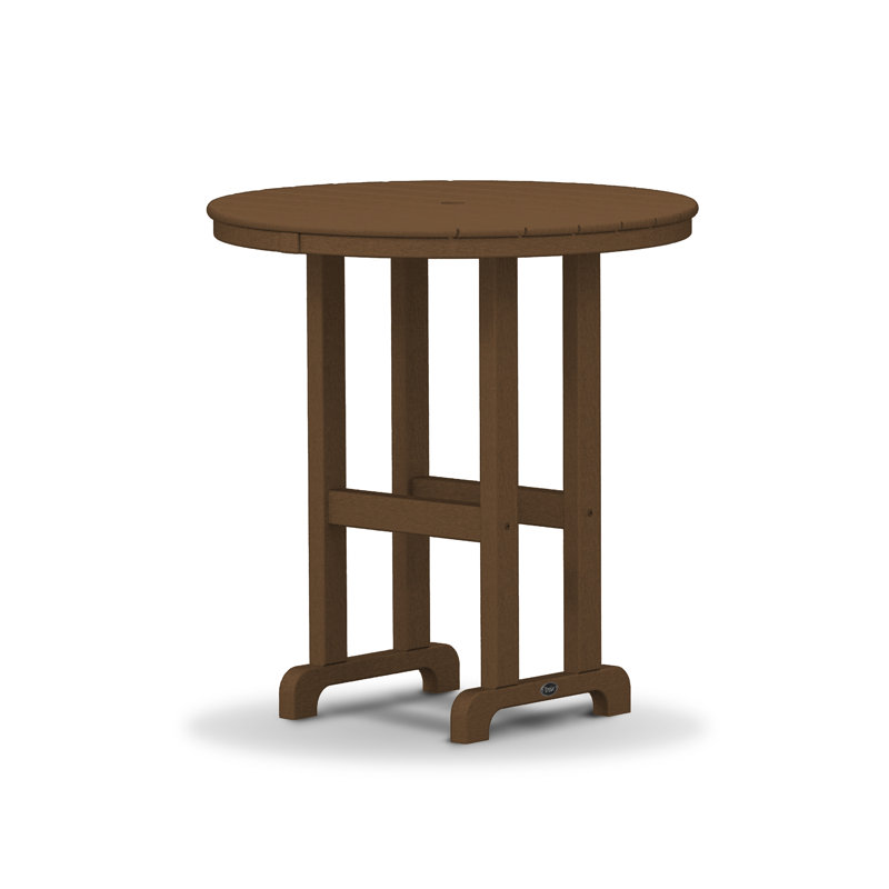 Monterey Bay Round 36" Counter Table, 36" W x 36" L x 37" H, Tree House