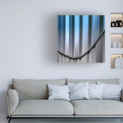 Luc Vangindertael Blue Steel Canvas Art