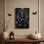«Skeleton Bishop on Throne in Dark Gothic», art mural sur toile-1723119333