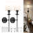 Battery Operated Wall Sconce, Battery Powered Wall Sconces Set Of Two Rechargeable Wall Lights With Remote Dimmable Wall Decor For Bedroom Living Room-1262639164-1262639165