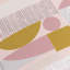 Barcelona Geometric Pink Square Throw Cushion Cover