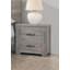 Table de chevet en chêne gris clair-1704442576