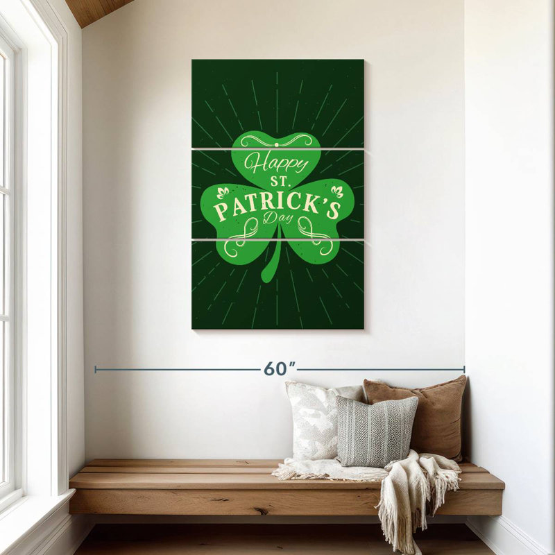 Lelend Happy St. Patrick's Day, 45" H x 28" W